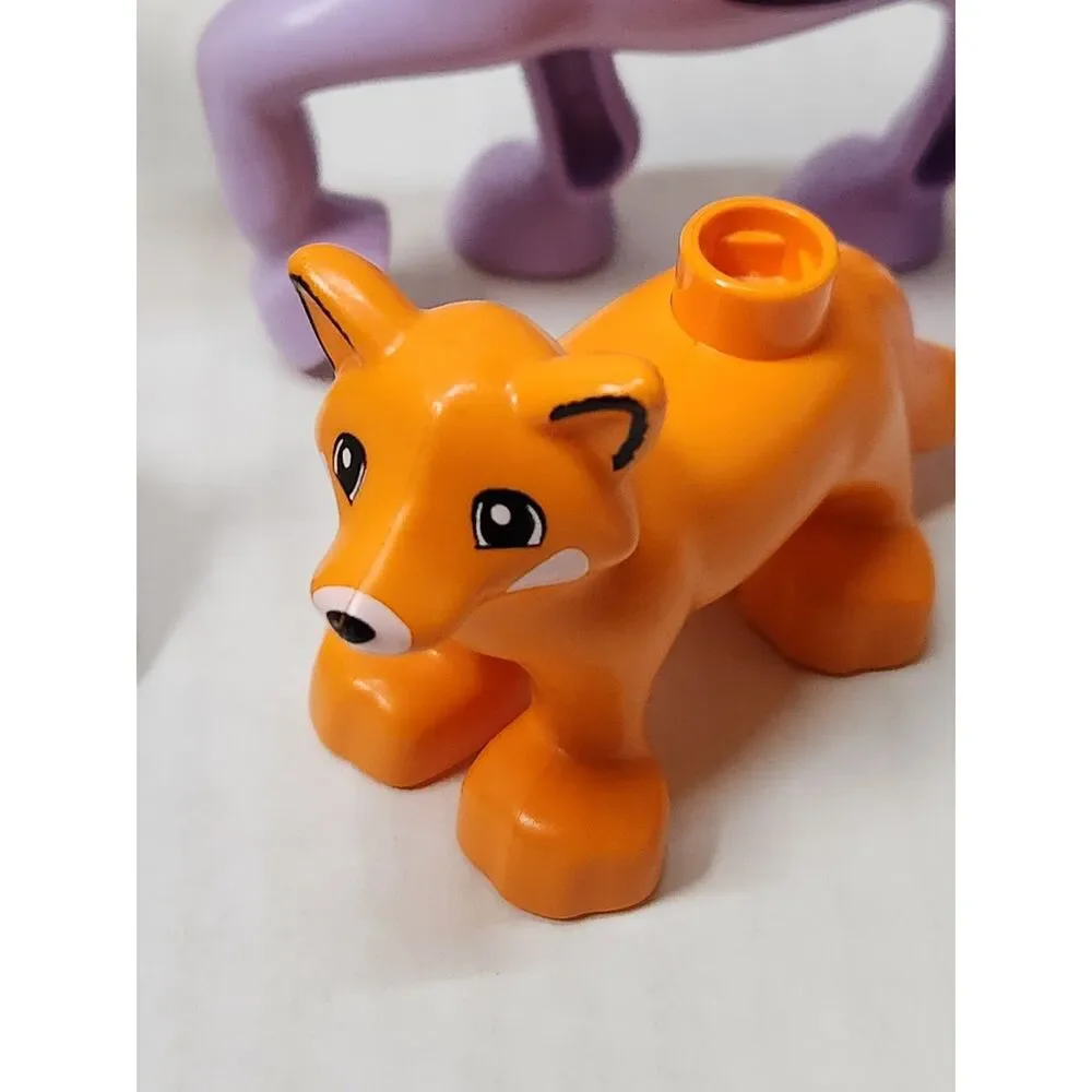 LEGO DUPLO Animal Lot – Dino, Pterodactyl, Pegasus Horse, Dog & Fox